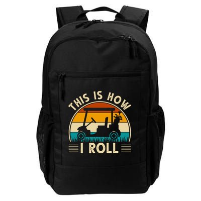 This Is How I Roll Retro Golf Lover Backpack