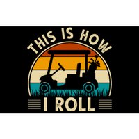 This Is How I Roll Retro Golf Lover Bumper Sticker