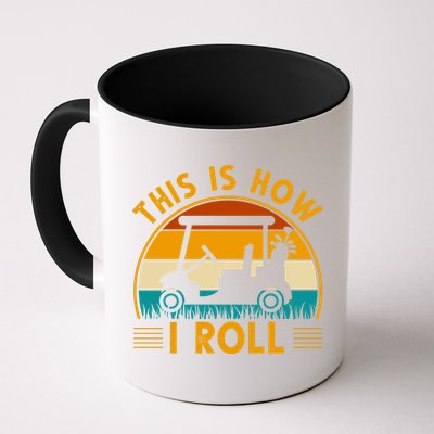 This Is How I Roll Retro Golf Lover Mug