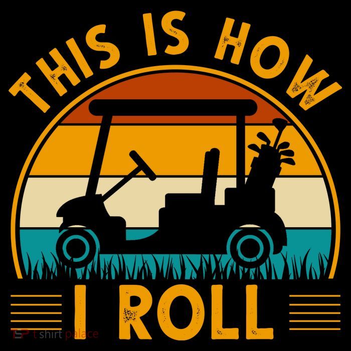 This Is How I Roll Retro Golf Lover Mug