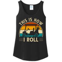 This Is How I Roll Retro Golf Lover Ladies Essential Tank