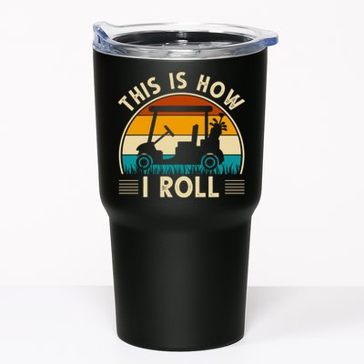 This Is How I Roll Retro Golf Lover Tumbler