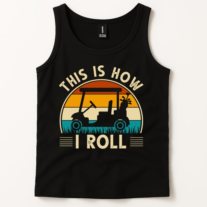 This Is How I Roll Retro Golf Lover Tank Top
