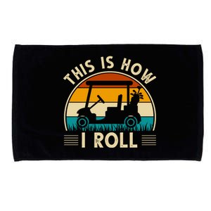 This Is How I Roll Retro Golf Lover Microfiber Hand Towel