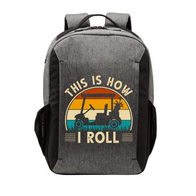 This Is How I Roll Retro Golf Lover Vector Backpack