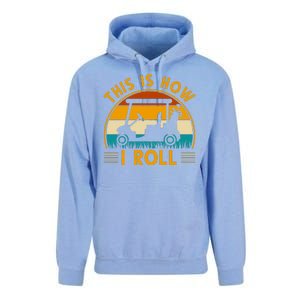 This Is How I Roll Retro Golf Lover Unisex Surf Hoodie