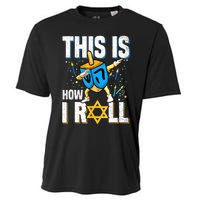 This Is How I Roll Hanukkah Dreidel Chanukah Jew Gift Cooling Performance Crew T-Shirt