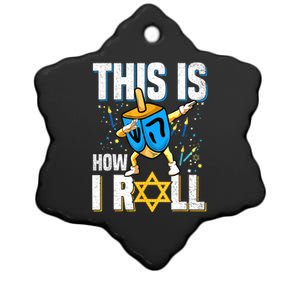 This Is How I Roll Hanukkah Dreidel Chanukah Jew Gift Ceramic Star Ornament