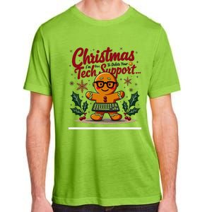 Techsupport IM Here To Delete Your Cookies Christmas Adult ChromaSoft Performance T-Shirt