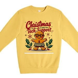 Techsupport IM Here To Delete Your Cookies Christmas Premium Crewneck Sweatshirt