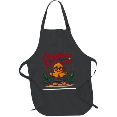 Techsupport IM Here To Delete Your Cookies Christmas Full-Length Apron With Pockets