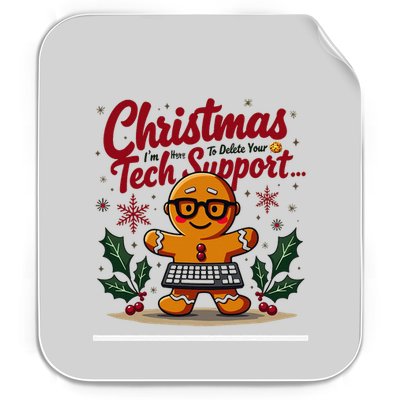 Techsupport IM Here To Delete Your Cookies Christmas Permanent Decal Sticker