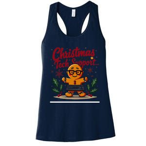 Techsupport IM Here To Delete Your Cookies Christmas Women's Racerback Tank