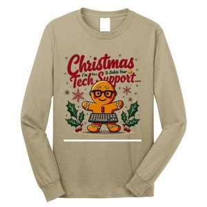 Techsupport IM Here To Delete Your Cookies Christmas Long Sleeve Shirt