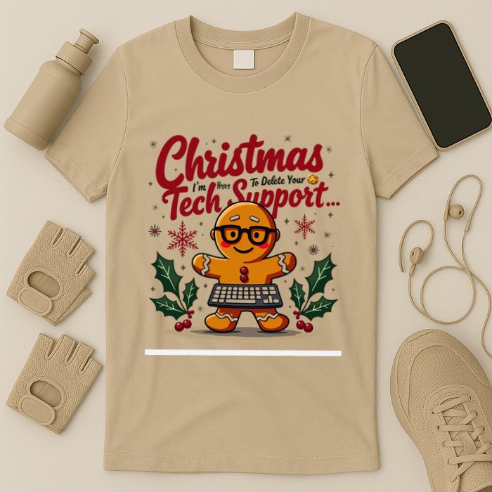 Techsupport IM Here To Delete Your Cookies Christmas T-Shirt