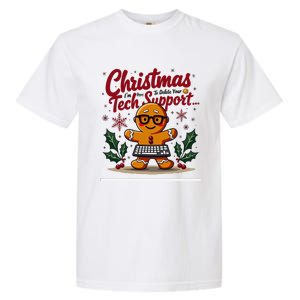 Techsupport IM Here To Delete Your Cookies Christmas Garment-Dyed Heavyweight T-Shirt