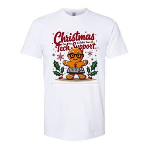 Techsupport IM Here To Delete Your Cookies Christmas Softstyle CVC T-Shirt