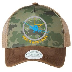 This Is How I Roll Airplane Pilot  Aviation  Legacy Tie Dye Trucker Hat