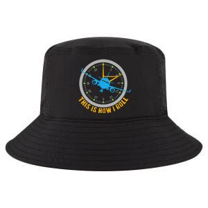 This Is How I Roll Airplane Pilot  Aviation  Cool Comfort Performance Bucket Hat