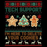 Techsupport I’M Here To Delete Your Cookies Christmas Daily Commute Backpack