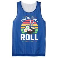 This Is How I Roll Sushi Cool Gift Mesh Reversible Basketball Jersey Tank