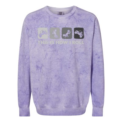 This Is How I Roll, SxS SideBySide UTV Colorblast Crewneck Sweatshirt