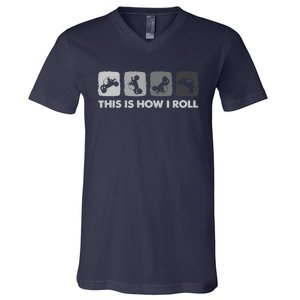 This Is How I Roll, SxS SideBySide UTV V-Neck T-Shirt