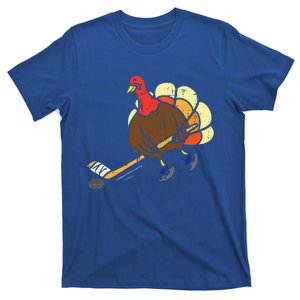 Turkey Ice Hockey Funny Thanksgiving Sport T-Shirt