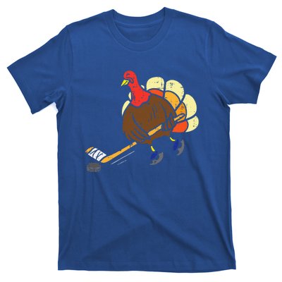 Turkey Ice Hockey Funny Thanksgiving Sport T-Shirt