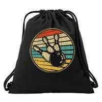 This Is How I Roll Vintage Retro Bowling 60s 70s Bowler Drawstring Bag