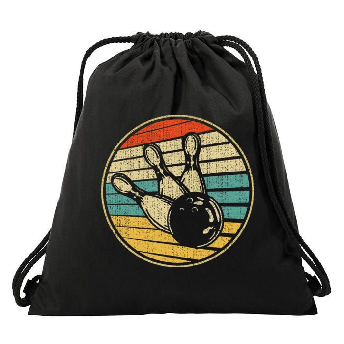 This Is How I Roll Vintage Retro Bowling 60s 70s Bowler Drawstring Bag