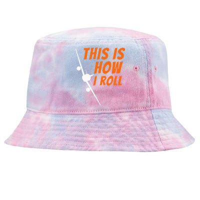 This Is How I Roll Funny Pilot & Aviation Airplane Gift Tie-Dyed Bucket Hat