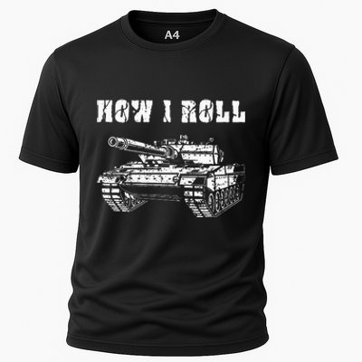 This Is How I Roll Battle Tank Battlefield Vehicle Military Cooling Performance Crew T-Shirt