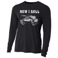 This Is How I Roll Battle Tank Battlefield Vehicle Military Cooling Performance Long Sleeve Crew