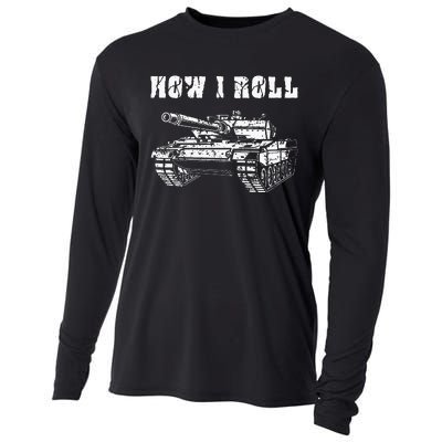 This Is How I Roll Battle Tank Battlefield Vehicle Military Cooling Performance Long Sleeve Crew