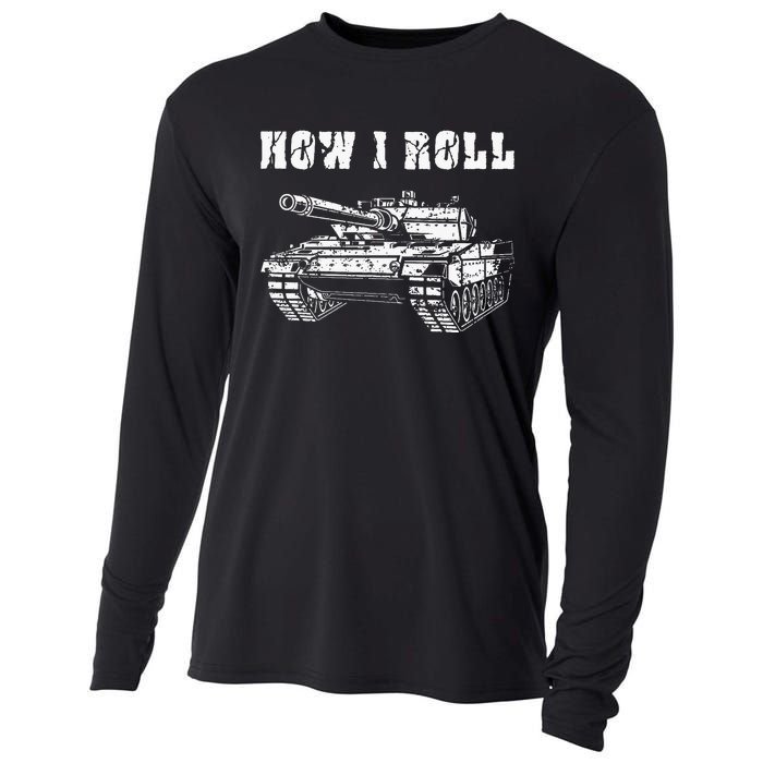 This Is How I Roll Battle Tank Battlefield Vehicle Military Cooling Performance Long Sleeve Crew