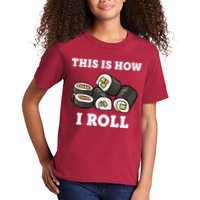 This Is How I Roll Funny Sushi Roll Kids T-Shirt