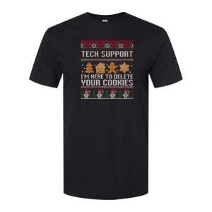 Techsupport I’M Here To Delete Your Cookies Christmas Softstyle CVC T-Shirt