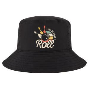 This Is How I Roll Retro Bowling Bowler Funny Gift Cap Sleeve Cool Comfort Performance Bucket Hat