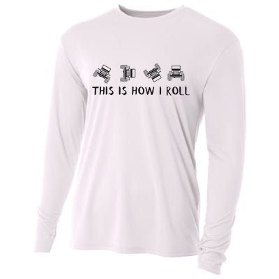 This Is How I Roll Funny 4x4 4wd Offroad Driving Gift Cooling Performance Long Sleeve Crew