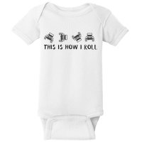 This Is How I Roll Funny 4x4 4wd Offroad Driving Gift Baby Bodysuit