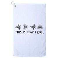 This Is How I Roll Funny 4x4 4wd Offroad Driving Gift Golf Towel