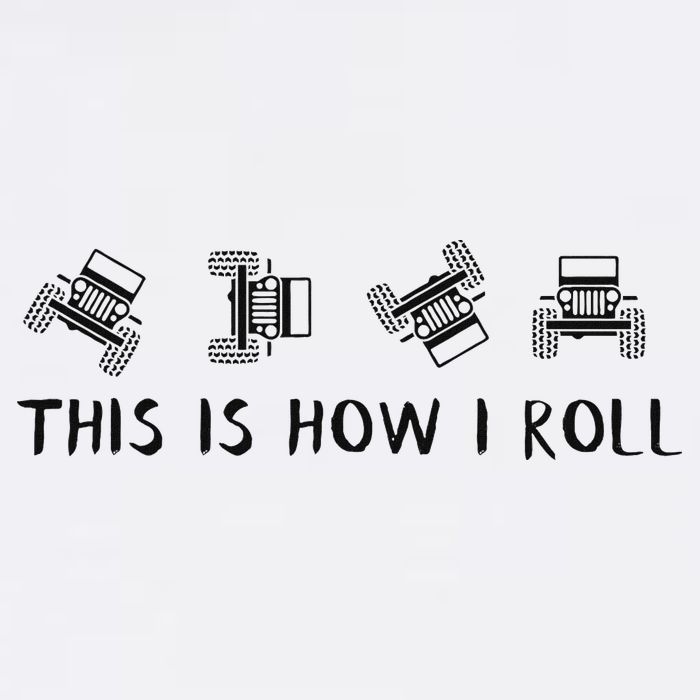This Is How I Roll Funny 4x4 4wd Offroad Driving Gift Golf Towel
