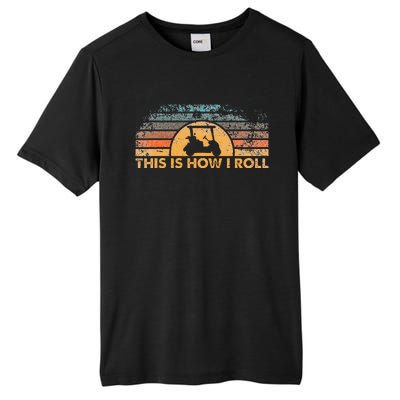 This Is How I Roll Vintage Golf Cart Tall Fusion ChromaSoft Performance T-Shirt