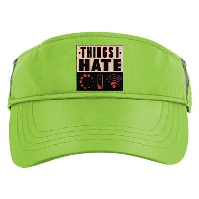 Things I Hate Gift Funny Nerds Geeks Gamer Science Student Meaningful Gift Adult Drive Performance Visor