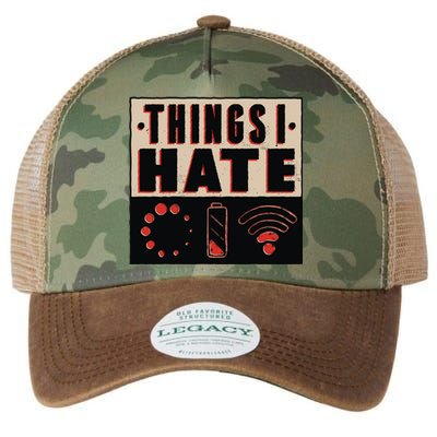 Things I Hate Gift Funny Nerds Geeks Gamer Science Student Meaningful Gift Legacy Tie Dye Trucker Hat