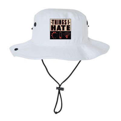 Things I Hate Gift Funny Nerds Geeks Gamer Science Student Meaningful Gift Legacy Cool Fit Booney Bucket Hat