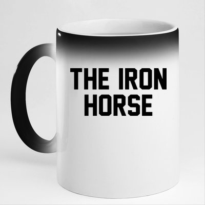 The Iron Horse 11oz Black Color Changing Mug