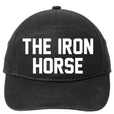 The Iron Horse 7-Panel Snapback Hat