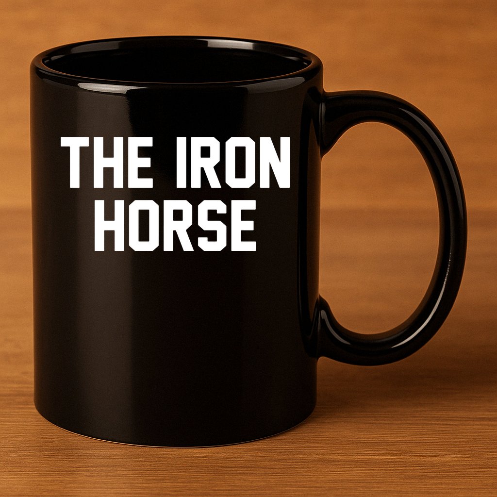 The Iron Horse 11oz C Handle Ceramic Mug